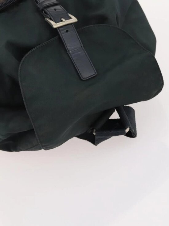 PRADA Backpack Nylon 2 Set Black Khaki Auth bs34889 main image 11
